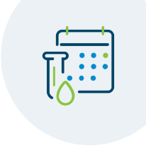 DNA and calendar graphic